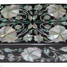 4"x3"x2" Black Marble Ring Jewelry Box Mother of pearl Inlay Marquetry Art Decor 4"x3"x2" Black Marble Ring Jewelry Box Mother of pearl Inlay Marquetry Art Decor