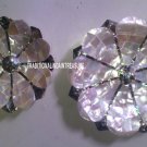 Set of 2 Marble Dry Fruit Bowl Rare Abalone Gems Inlay Marquetry Kitchen Gift