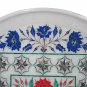12"x 12" Marble Serving Dish Plate Stone Inlay Marquetry Kitchen Best Gift Decor