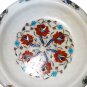 White Marble Dry Fruit Bowl Real Gemstone Mosaic Inlay Floral Table Decor Gifts