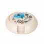 White Marble Coaster Set Turquoise Stone Art Inlay Kitchen Table Decor Home Gift