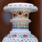 Antique White Marble Flower Vase Pot Semi Mosaic Marquetry Inlay Home Decor Gift