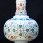 Antique White Marble Flower Vase Micro Mosaic Inlay Work Home Collectible Gifts