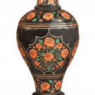 12" Black Marble Flower Vase Hakik Handmade Inlay Mosaic Occasional Decor Gifts 12" Black Marble Flower Vase Hakik Handmade Inlay Mosaic Occasional Decor Gifts