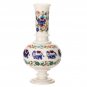 12"x5'' White Marble Flower Vase Elephant Floral Art Inlay Marquetry Decor Gifts