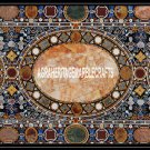 6'x3' Black Marble Dining Table Precious Collectible Stone Furniture Decor H3942 6'x3' Black Marble Dining Table Precious Collectible Stone Furniture Decor H3942