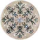 42" Marvelous Marble Hallway Table Mosaic Cubes Collectible Outdoor Decor H5281A