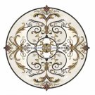 36" Decorative Marble Modern Dining Table Top Marquetry Inlay Patio Decor H5282 36" Decorative Marble Modern Dining Table Top Marquetry Inlay Patio Decor H5282