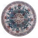 54" Excellent Marble Dining Top Table Inlaid Art With Mosaic Cubes Decor H5287A