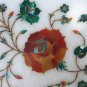 Size 48"x48" Marble Dining Coffee Table Top Mosaic Inlay Pietradura Home Decor