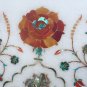 Size 48"x48" Marble Dining Coffee Table Top Mosaic Inlay Pietradura Home Decor
