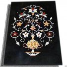Marble Dining Table Top Marquetry Semi Precious Inlay Floral Arts Mosaic Decor