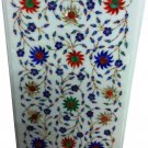 Size 30"x48" Marble Dining Table Top Marquetry Arts Floral Inlay Work Home Decor