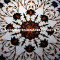 15" Beautiful Marble Serving Plate Various Floral Multi Inlay Home Decor H5450B