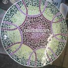 30" White Marble Center Coffee Table Malachite Inlay Design Outdoor Decor H4026 30" White Marble Center Coffee Table Malachite Inlay Design Outdoor Decor H4026
