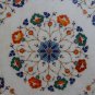 24" Marble Coffee Pietra Dura Side Table Top Marquetry Home Decor Art Gift Decor
