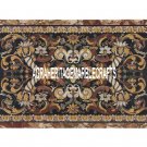 4'x2' Black Marble Dining Table Mosaic Semi Precious Stone Inlay Art Patio Decor