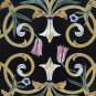 34"x34" Marble Top Dining Table Semi Precious Inlay Marquetry Work Art Mosaic