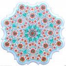 20" White Marble Carnelian Coffee Center Table Top Pietradure Inlay Gifts Decor