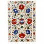 15''x10'' White Marble Tray Plate Multi Art Floral Inlay Living Room Decor Gift