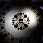 16" Adornment Marble Hallway Table Handmade Lapis Inlay Home Outdoor Decor 5397B