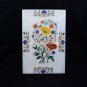 9"x6" Marble Dish Plate/Tray Multi Inlay Collectible Stone Kitchen Decor H5424