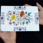 9"x6" Marble Dish Plate/Tray Multi Inlay Collectible Stone Kitchen Decor H5424