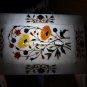 9"x6" Marble Dish Plate/Tray Multi Inlay Collectible Stone Kitchen Decor H5424