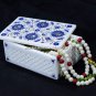 6"x4"x2" Designer Jewelry Box Marquetry Lapis Inlay Beautiful Arts Decor H5461A