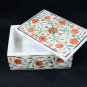 6"x4"x2" Marvelous Marble Hakik Floral Box Gift Hanmdade Arts Decor Inlaid H5462