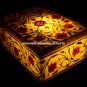 6"x4"x2" Marvelous Marble Hakik Floral Box Gift Hanmdade Arts Decor Inlaid H5462
