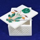 6"x4"x2" Luxuryous Marble Storage Box Malachite Inlay Valentine Gift Art H5496A 6"x4"x2" Luxuryous Marble Storage Box Malachite Inlay Valentine Gift Art H5496A