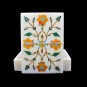 6"x4"x2.5" Attractive Marble Jewelry Box Semi Precious Stone Wedding Gift H5497