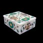 6"x4"x2" Malachite Floral Inlay Marble Earring Storage Box Anniversy Gift H5498A