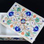 6"x4"x2" Adornment Marble Storage Box Marquetry Inlay Precious Arts Decor H5512A