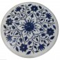 18"X18" Marble Side Coffee Table Top Rare Inlay Marquetry Gifts Home Decor H929