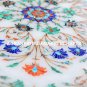 12" Designer Marble Plate Multi Precious Inlay Gemstone Kitchen Gift Decor H5450