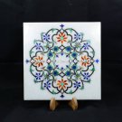 8" Marble Plate/Tiles Collectible Floral Traditional Arts Corridor Decor H5456 8" Marble Plate/Tiles Collectible Floral Traditional Arts Corridor Decor H5456