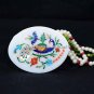 4"x3" White Marble Jewelry Trinket Box Peacock Art Marquetry Inlaid Decor H5472