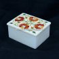 6"x4"x2" Marble Storage Box Carnelian Semi Precious Inlay Wedding Decor H5480A