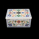 6"x4"x2" Fine Stunning Marble Jewelry Custom Box Mosaic Rare Inlay Deco H5511A 6"x4"x2" Fine Stunning Marble Jewelry Custom Box Mosaic Rare Inlay Deco H5511A