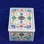 6"x4"x2" Fine Stunning Marble Jewelry Custom Box Mosaic Rare Inlay Deco H5511A