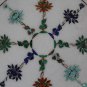 12" Marble Coffee Table Top Flower Marquetry PietraDura Furniture Festival Decor