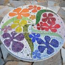 42" Marble White Round Dining Table Multi Mosaic Floral Arts Garden Decor H3991 42" Marble White Round Dining Table Multi Mosaic Floral Arts Garden Decor H3991