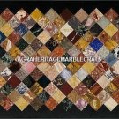 5'x3' Exclusive Marble Dining Top Table Mosaic Fine Inlay Multi Stone Art H5267A