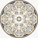 48" Traditional Marble Dining Table Top Mosaic Exclusive Inlay Arts Decor H5270
