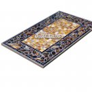 4'x2' Marble Garden Table Top Antique Precious Inlay Rare Arts Patio Decor H4004 4'x2' Marble Garden Table Top Antique Precious Inlay Rare Arts Patio Decor H4004
