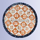 24'' White Marble Coffee Table Top Inlay Hakik Stone Marquetry Art Garden Decor 24'' White Marble Coffee Table Top Inlay Hakik Stone Marquetry Art Garden Decor