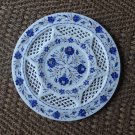 12" Rare Lapis Lazuli Marble Plate Pietra Dura Grill Work Kitchen Art Home Decor 12" Rare Lapis Lazuli Marble Plate Pietra Dura Grill Work Kitchen Art Home Decor