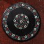 29" Black Marble Paua Shell Handmade Coffee Mosaic Table Top Home Decorative Art